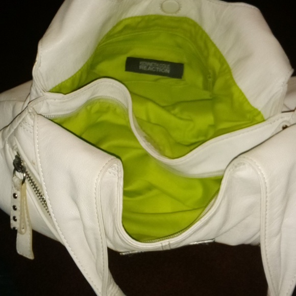 8x15 Leather Kenneth Cole shoulder bag - Picture 5 of 8